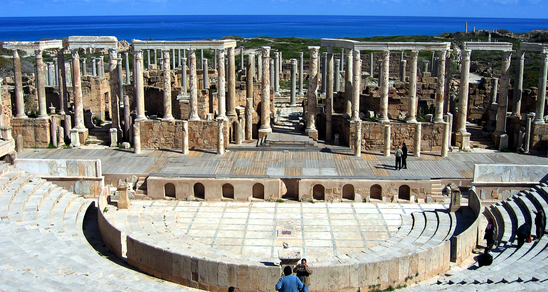 Leptis magna, il teatro